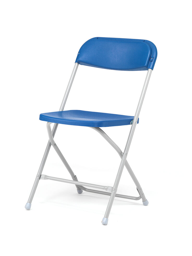 Krzesło składane ABERDEEN, niebieski, szary
