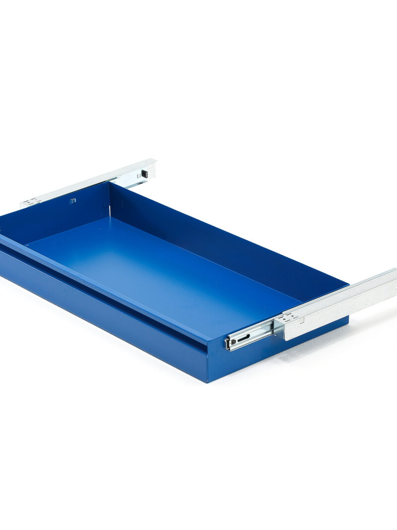 Wysuwana szuflada do szafy SUPPLY, 875x445 mm, niebieski