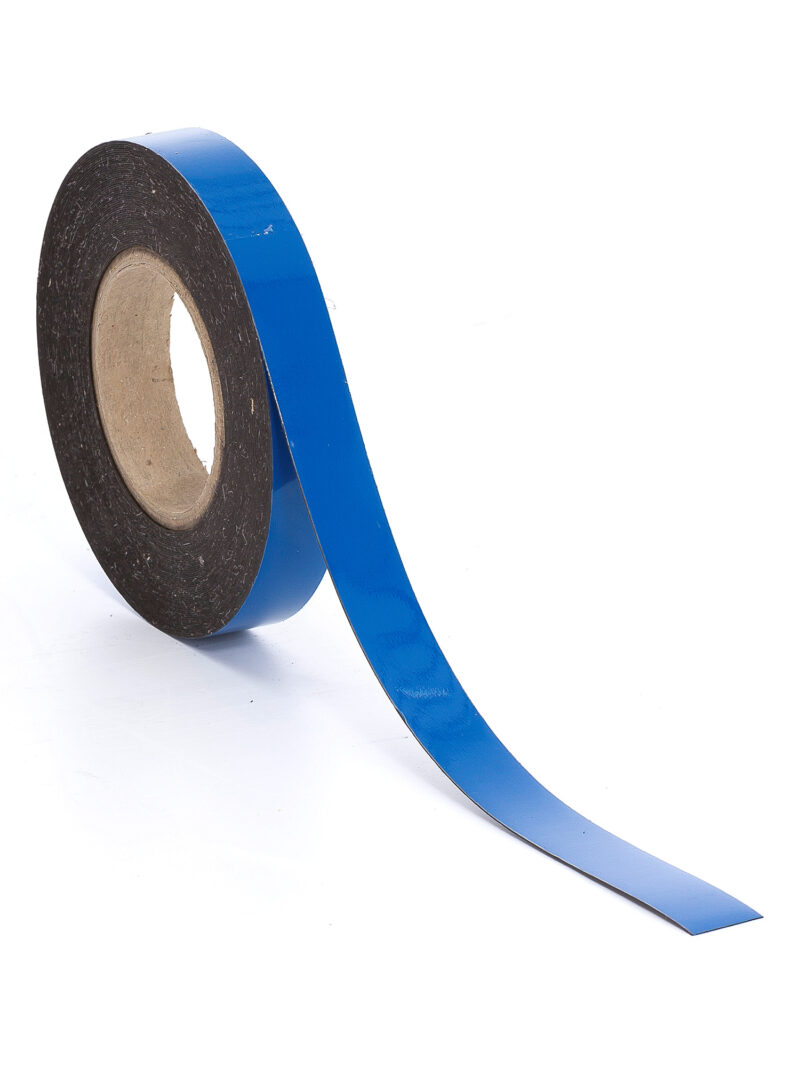 Taśma magnetyczna, 20 m x 25 mm, niebieski
