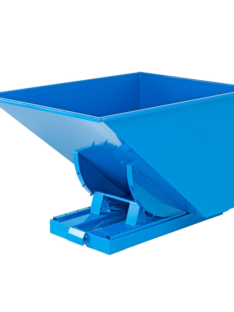 Kontener wywrotka AZURE, samowyładowczy, 1525x1215x870 mm, 900 L, niebieski