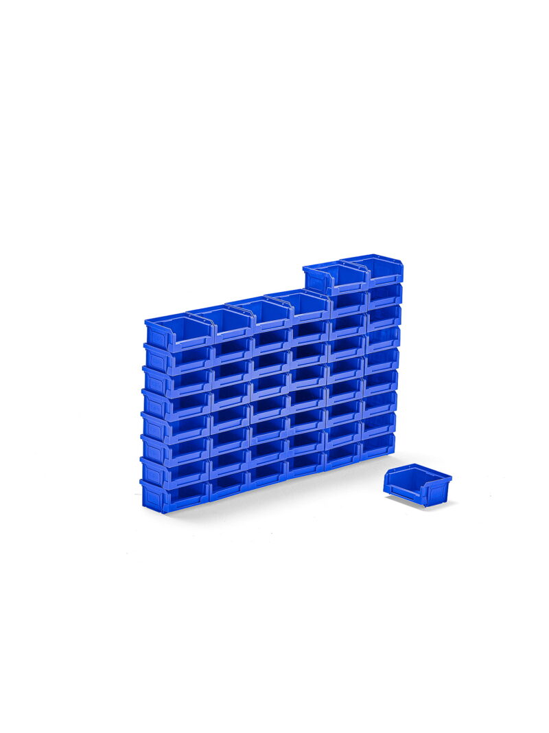 Pojemniki APART, 90x105x55 mm, 50 szt., niebieski
