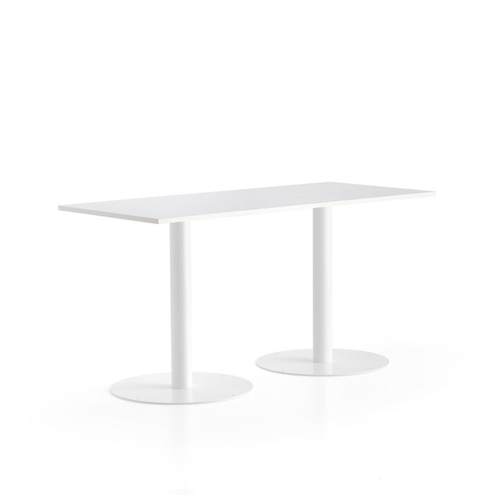 Stół ALVA, 1800x800x900 mm, biały, biały