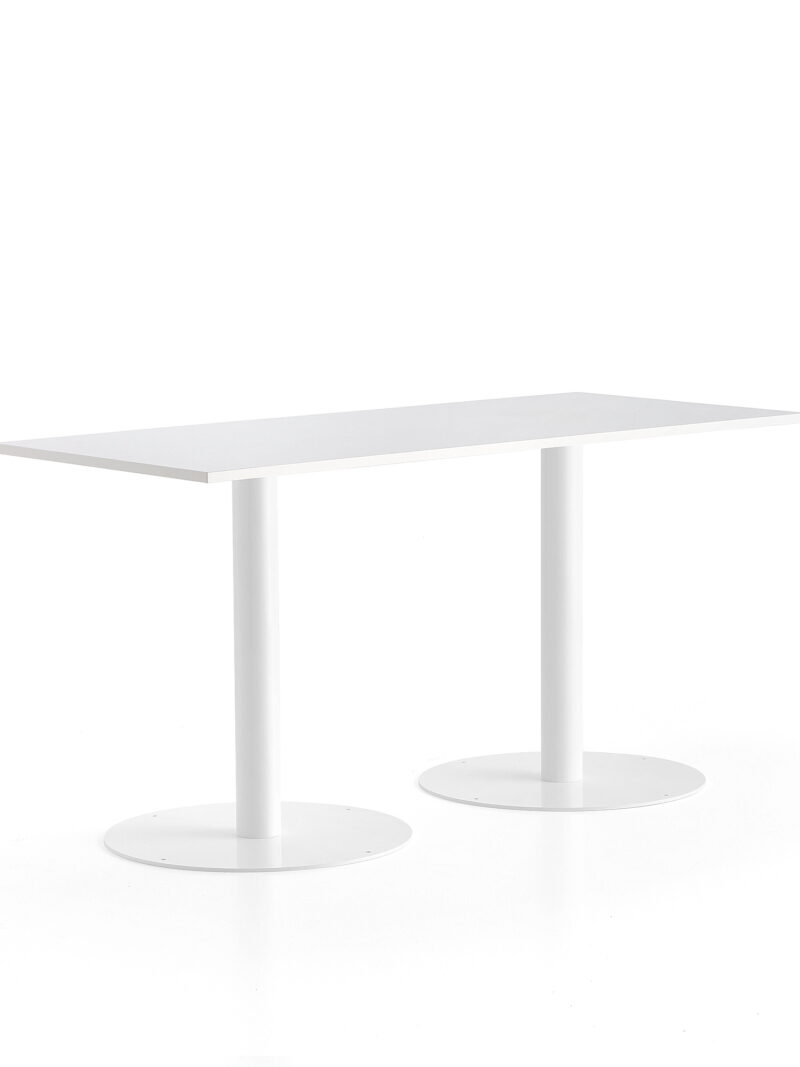Stół ALVA, 1800x800x900 mm, biały, biały