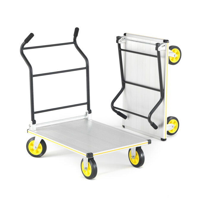 Składany wózek platformowy SWITCH, 300 kg, 610x900 mm