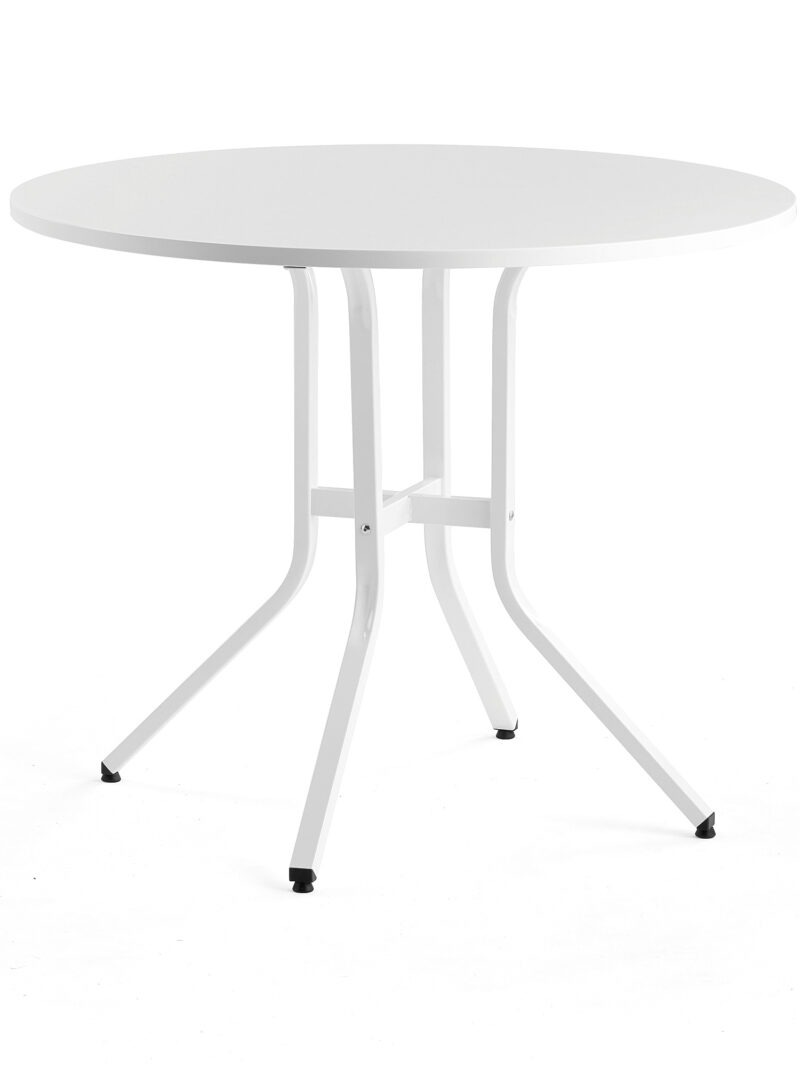 Stół VARIOUS, Ø1100x900 mm, biały, biały