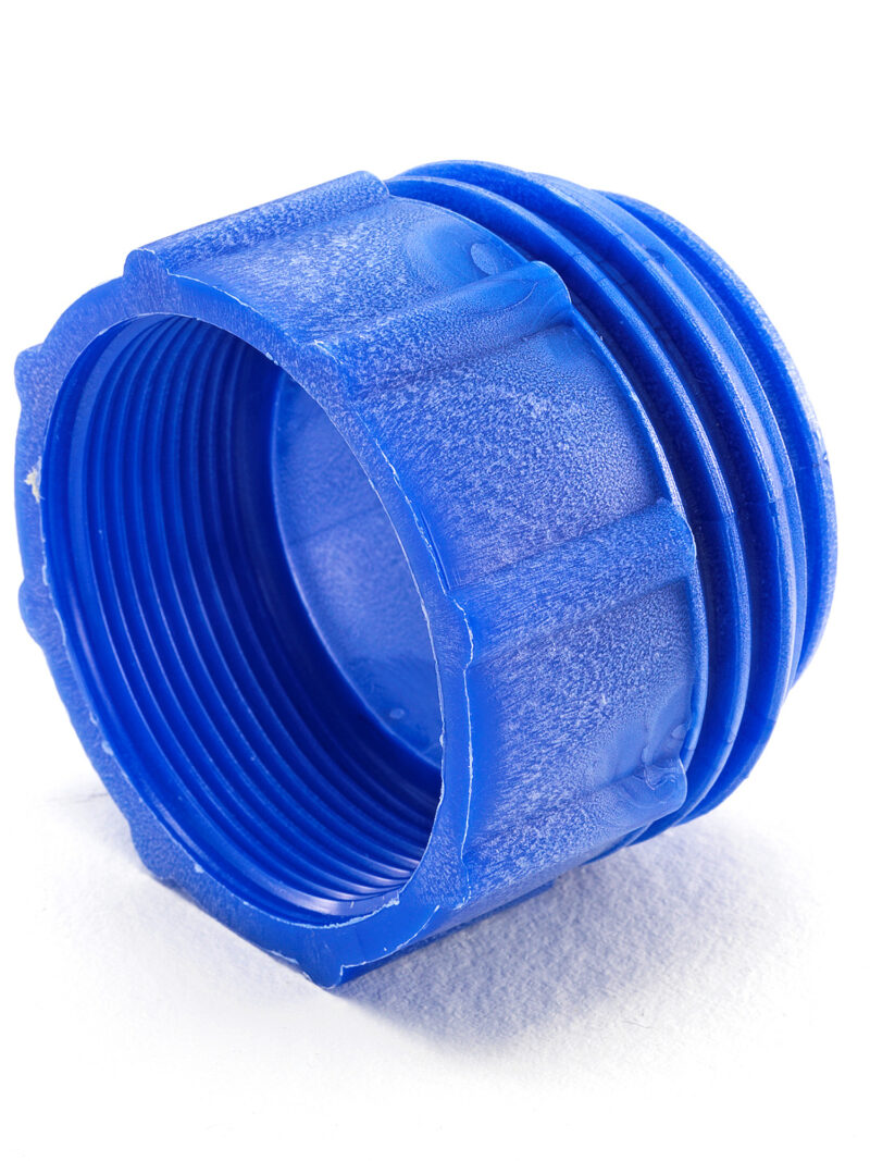 Adapter do beczek, 70x6 do 2" BSP, niebieski