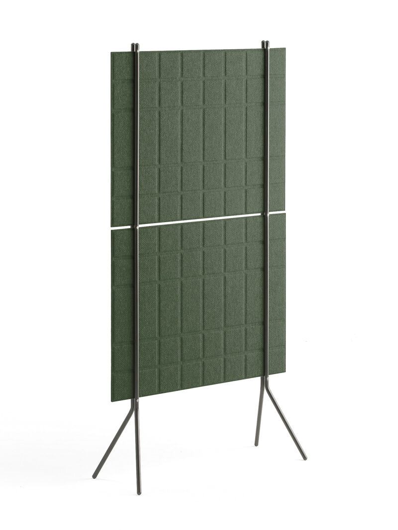 Ścianka podłogowa SPLIT, 800x1500 mm, zielony