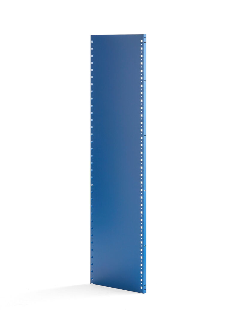Zamknięta rama końcowa do regału MIX, 1 szt., 1740x500 mm, niebieski