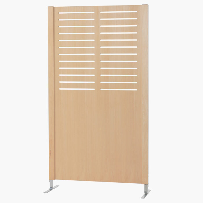 Ścianka działowa FREE, linie, 940x1720 mm, fornir, buk