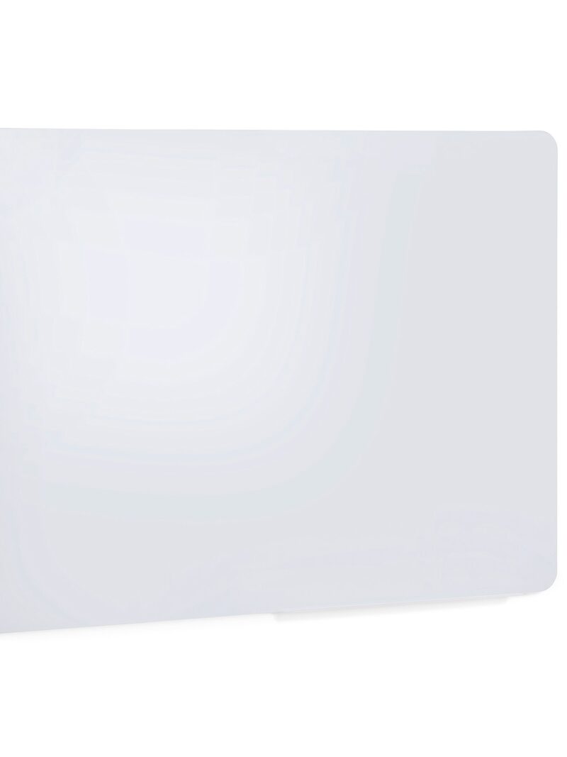 Szklana tablica suchościeralna GLENDA, model ścienny, 1500x1200 mm, biały