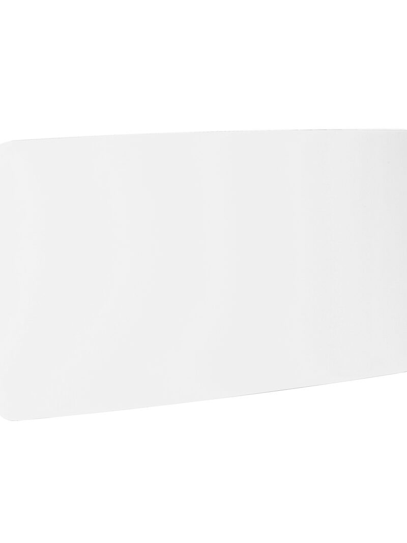 Szklana tablica suchościeralna STELLA, zaokrąglone narożniki, 2000x1000 mm, biały
