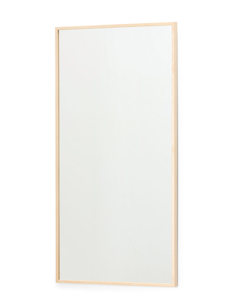 Lustro pełnej długości, 620x1220 mm, rama brzoza