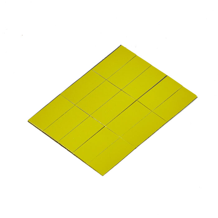 Paski magnetyczne, 22x50 mm, żółty
