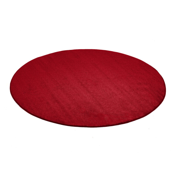 Okrągły dywan KALLE, Ø2500 mm, czerwony