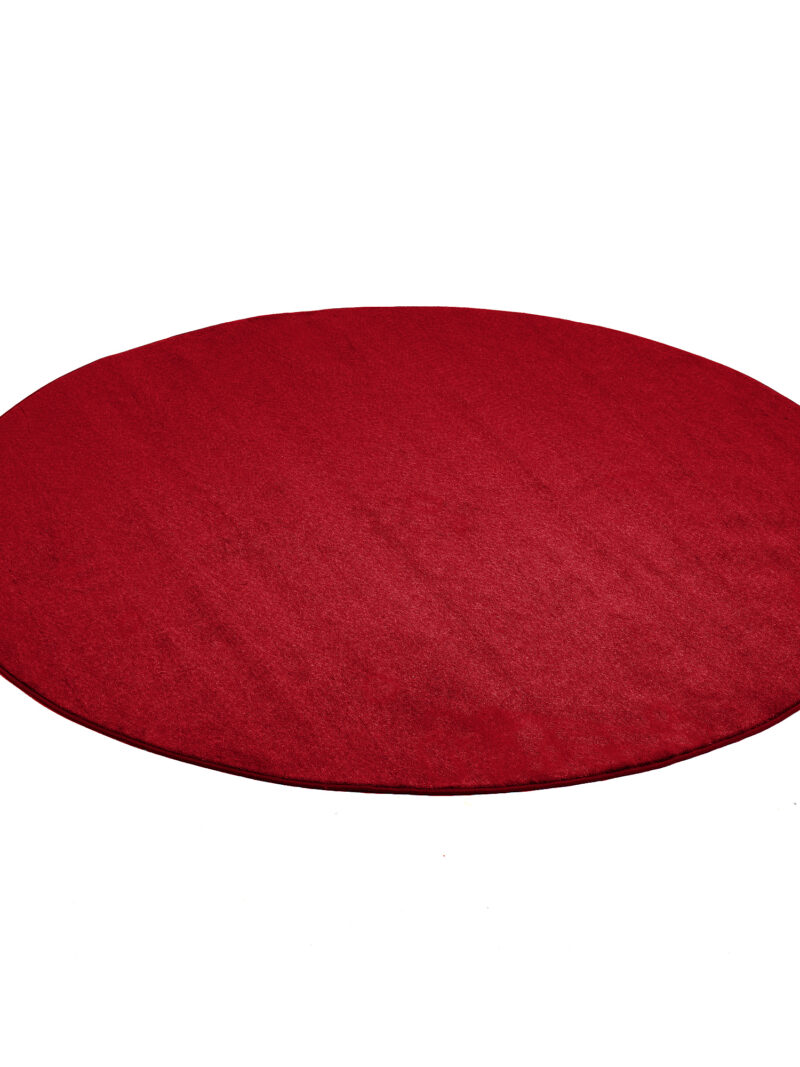 Okrągły dywan KALLE, Ø2500 mm, czerwony