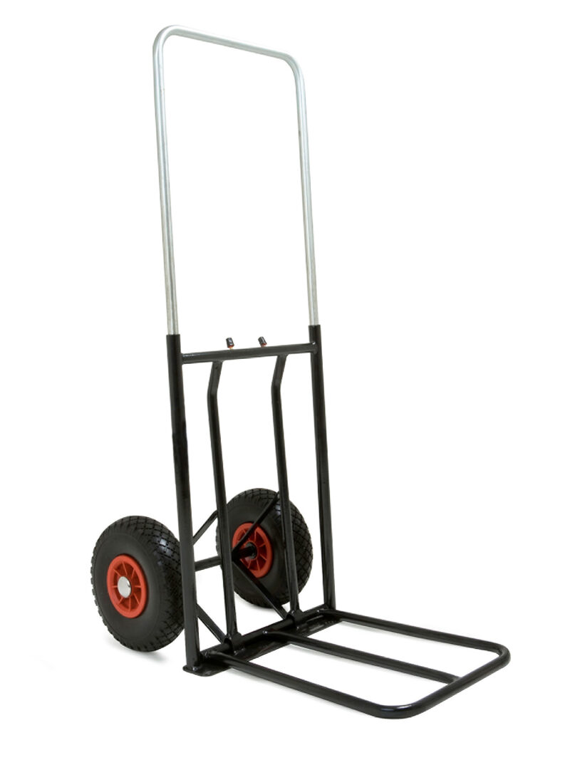 Wózek magazynowy DIXON, składany, udźwig 150 kg, koła odporne na przebicie