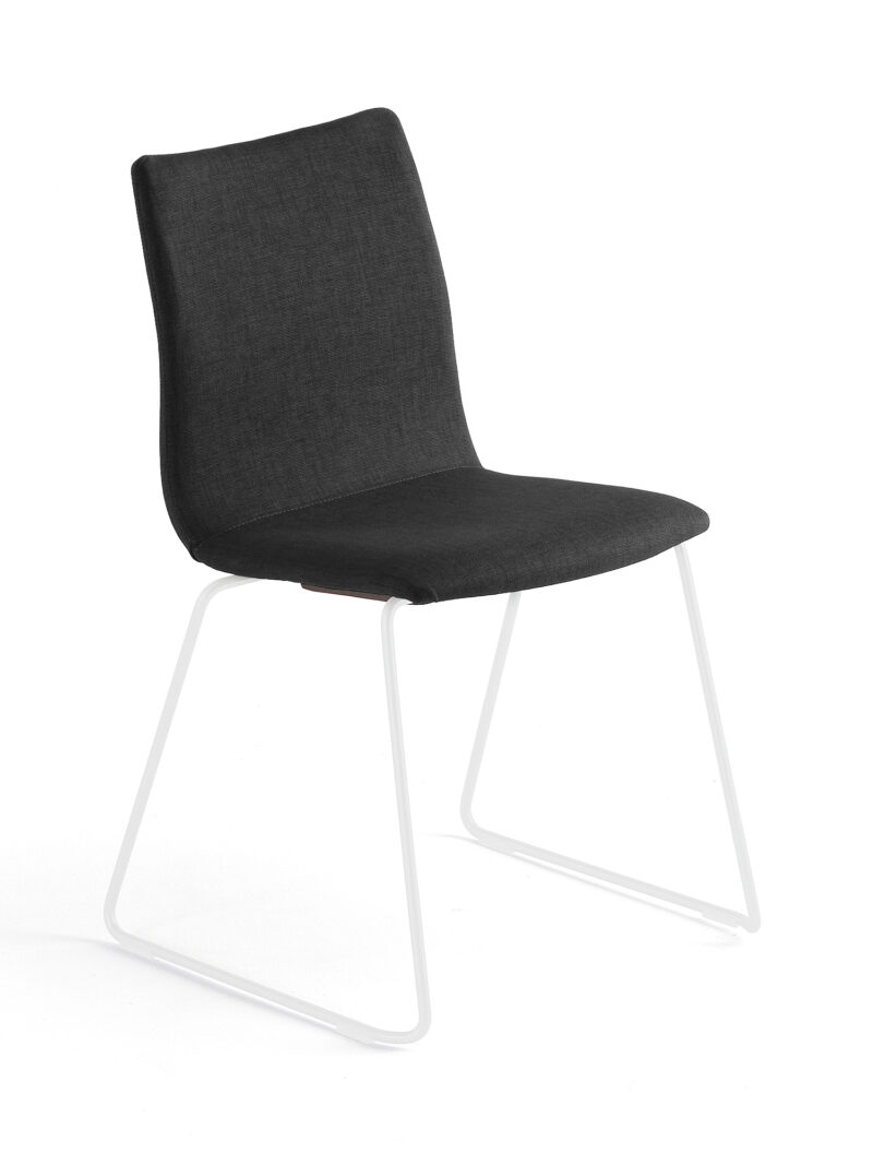 Krzesło konferencyjne OTTAWA, czarny, biały