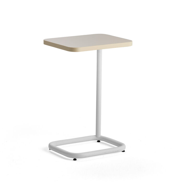 Stół na laptop STANDBY, 425x350x647 mm, biały, beżowy