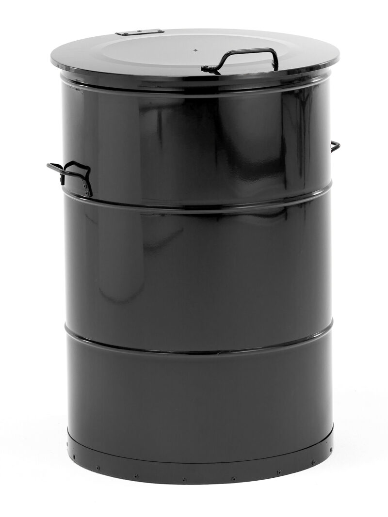 Kosz na śmieci LISTON, Ø 550x780 mm, 160 L, czarny
