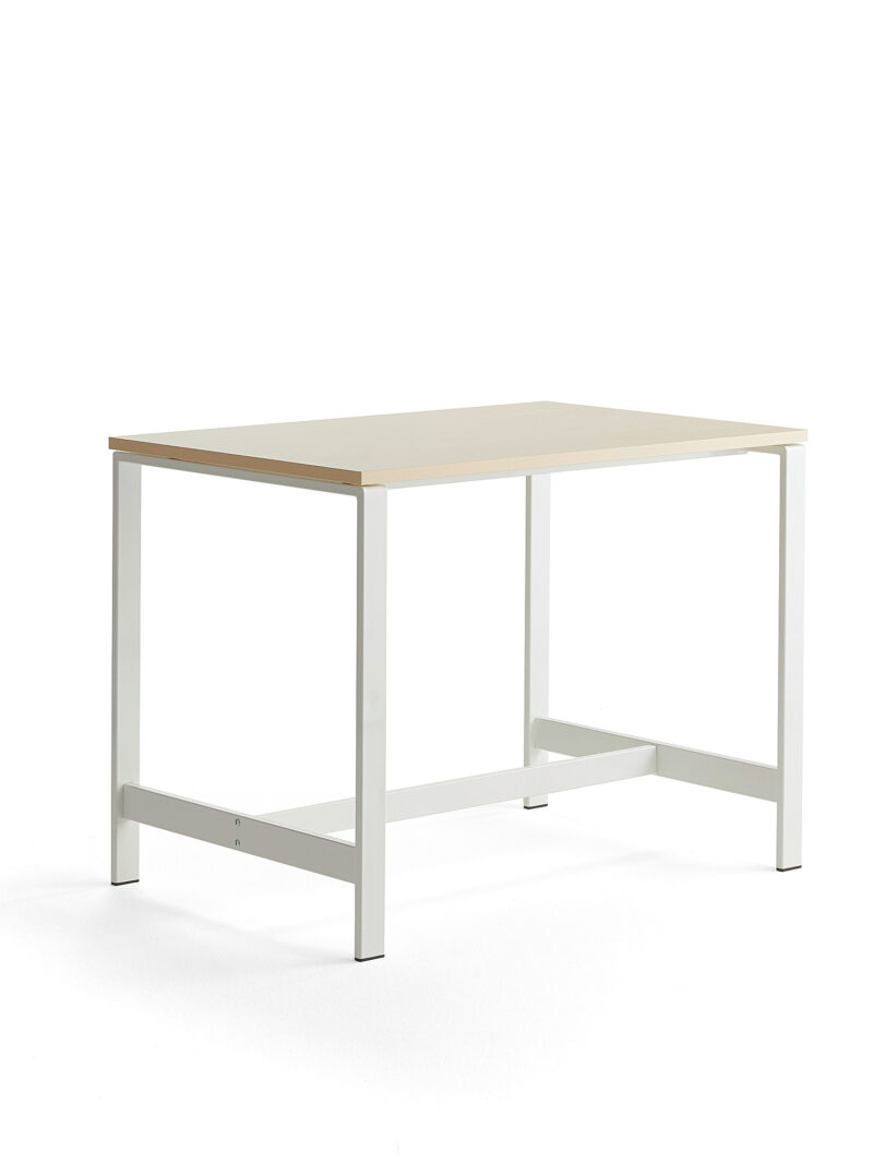Stół VARIOUS, 1200x800x900 mm, biały, brzoza