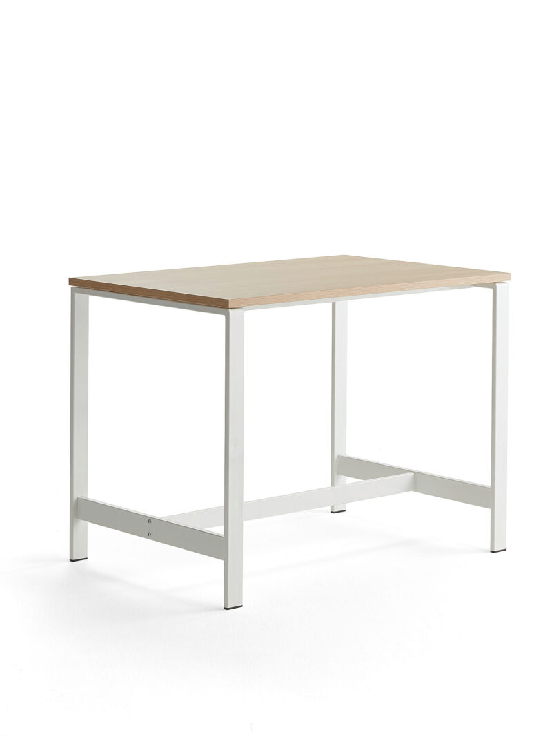 Stół VARIOUS, 1200x800x900 mm, biały, dąb