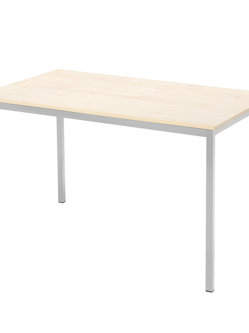 Stół do jadalni JAMIE, 1200x800 mm, laminat, brzoza, szary