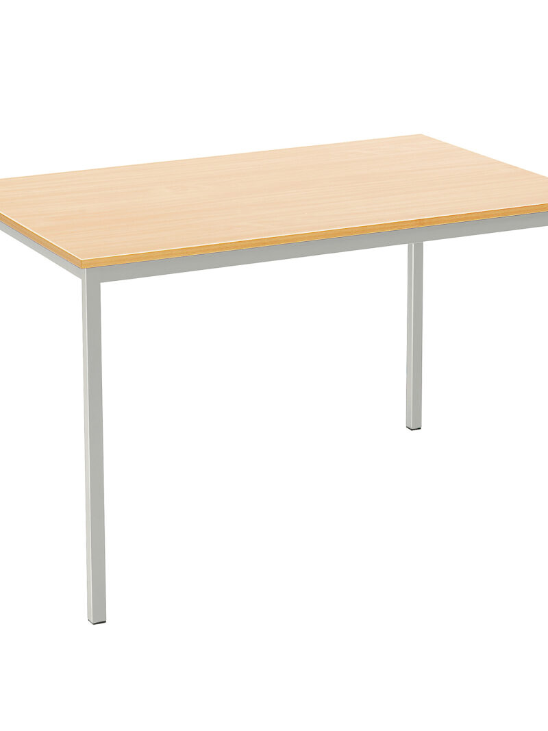Stół do jadalni JAMIE, 1200x800 mm, laminat, buk, szary