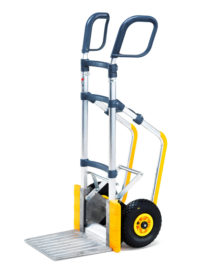 Wózek MURPHY z funkcją EasyTip, udźwig 250 kg, aluminium