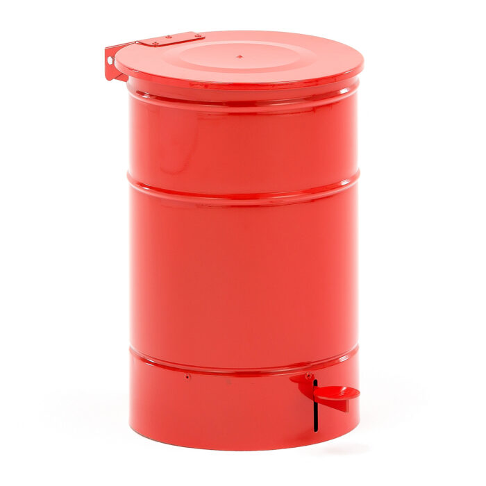Kosz na śmieci LISTON, Ø 320x480 mm, 30 L, czerwony
