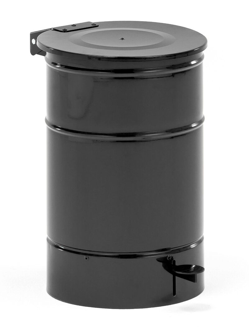 Kosz na śmieci LISTON, Ø 320x480 mm, 30 L, czarny