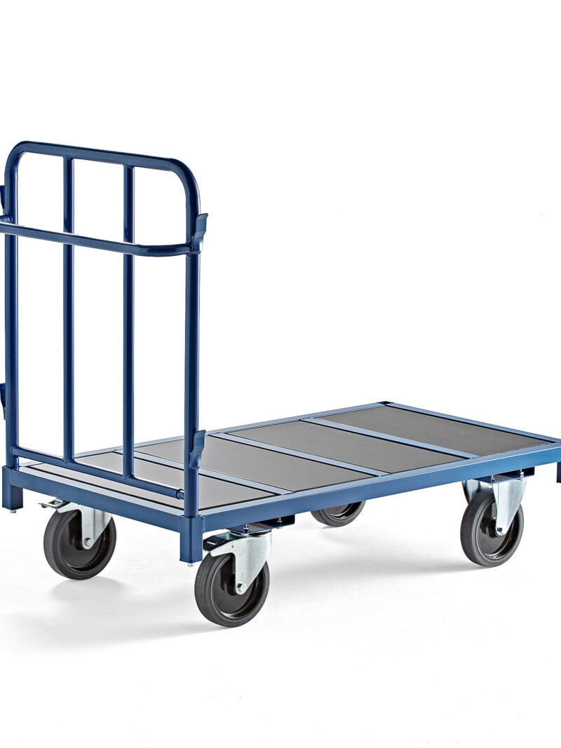 Wózek platformowy, 1300x700 mm, 1200 kg,niebieski
