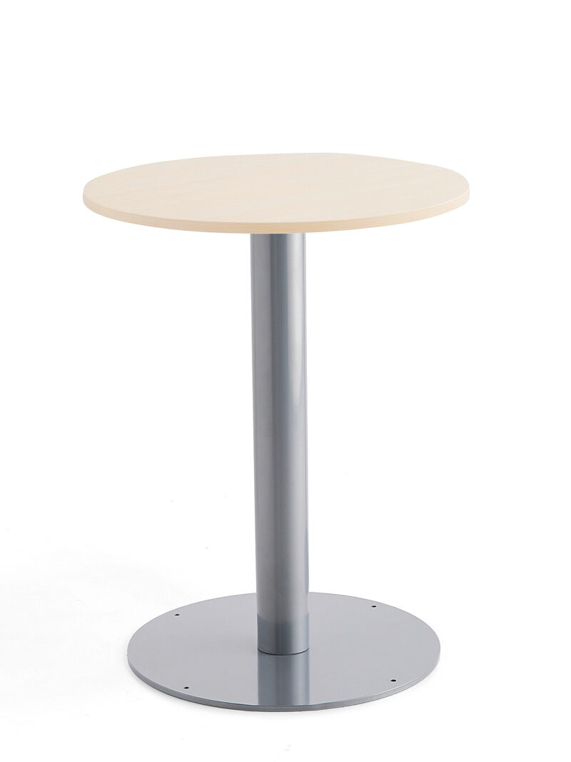 Stół ALVA na filarze, Ø700x900 mm, brzoza