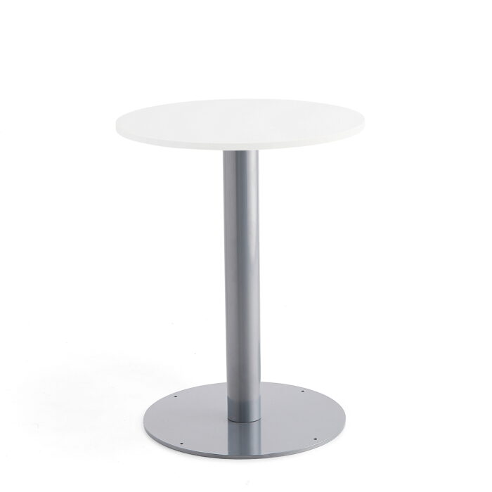 Stół ALVA na filarze, Ø700x900 mm, biały