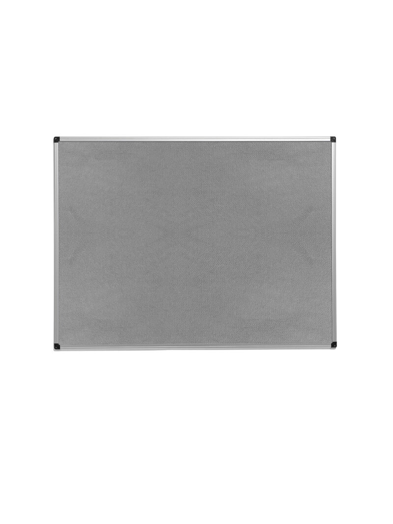 Tablica informacyjna MARIA, 900x600 mm, szary, aluminium