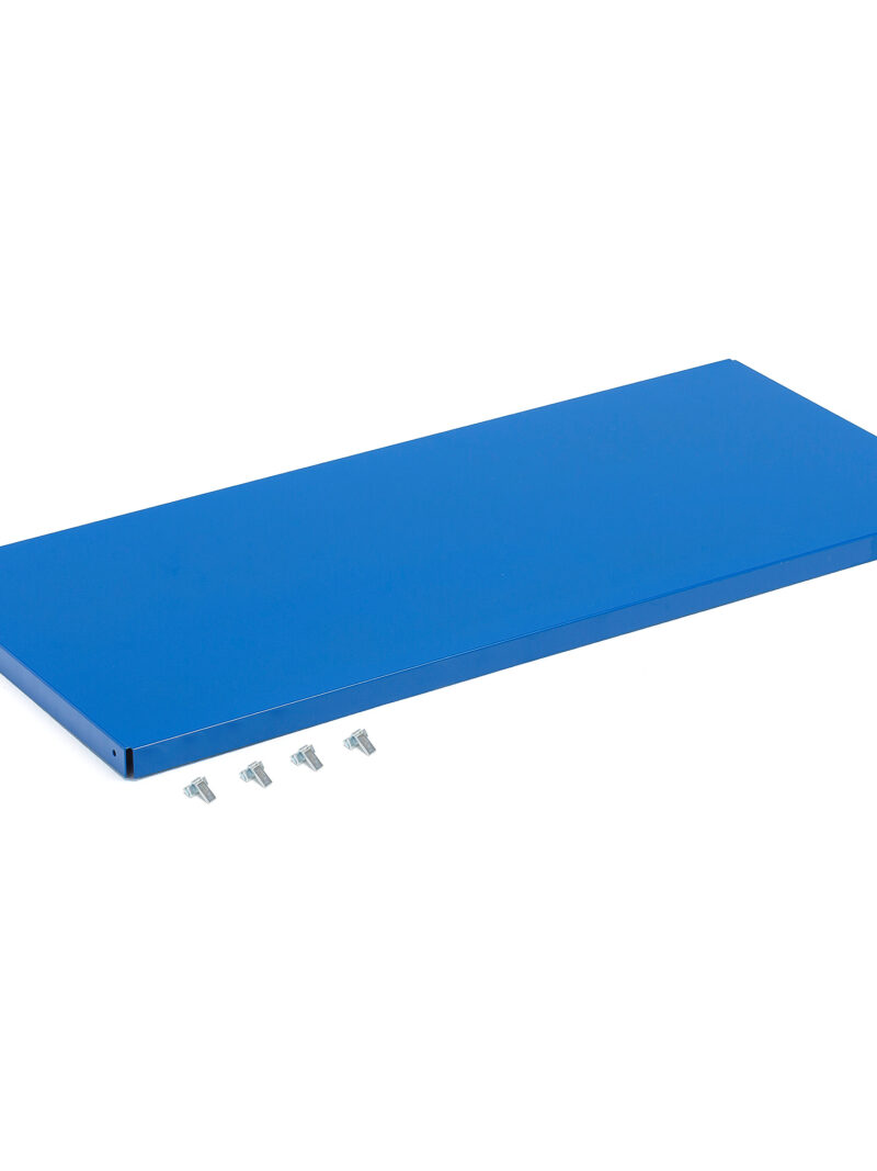 Półka dodatkowa do szafy SUPPLY, 500 mm, 70 kg, 975x440 mm, niebieski