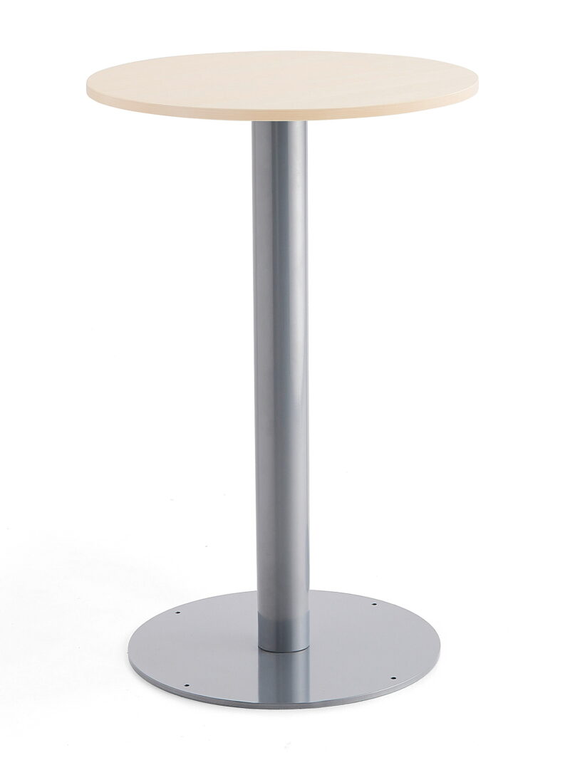 Stół ALVA na filarze, Ø700x1100 mm, brzoza