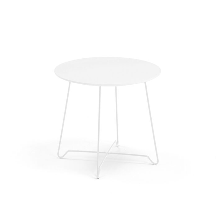 Stół kawowy IRIS, wys. 460mm, biały, biały