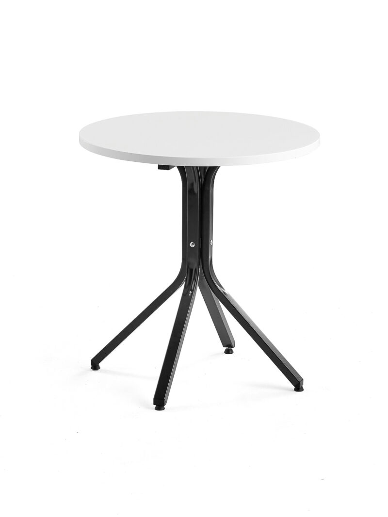 Stół VARIOUS, Ø700x740 mm, czarny, biały