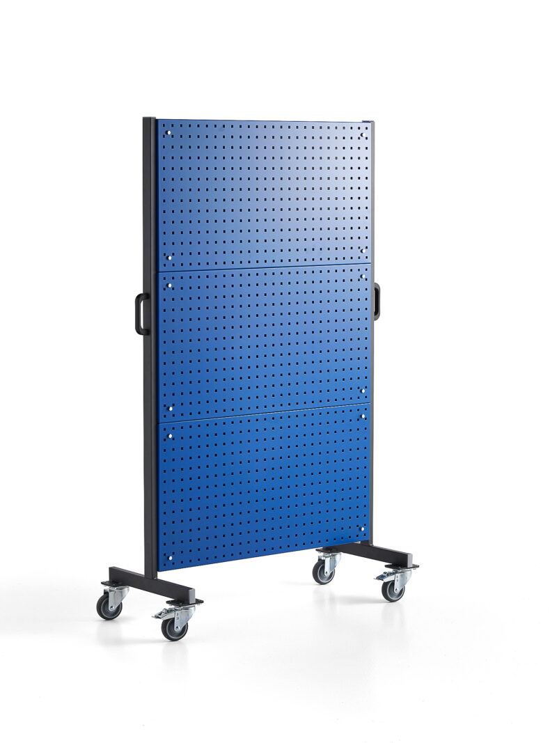 Mobilny panel narzędziowy, 1060x1830 mm, niebieski