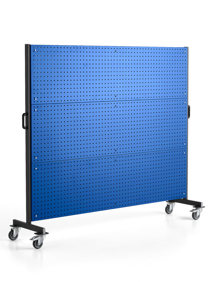 Mobilny panel narzędziowy, 2060x1830 mm, niebieski