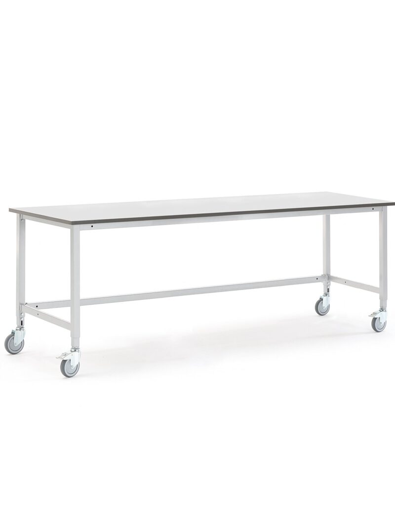 Mobilny stół roboczy MOTION, 2000x800 mm