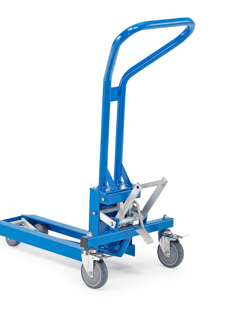 Sklepowy wózek podnoszący HELP, 200 kg, 95-120 mm