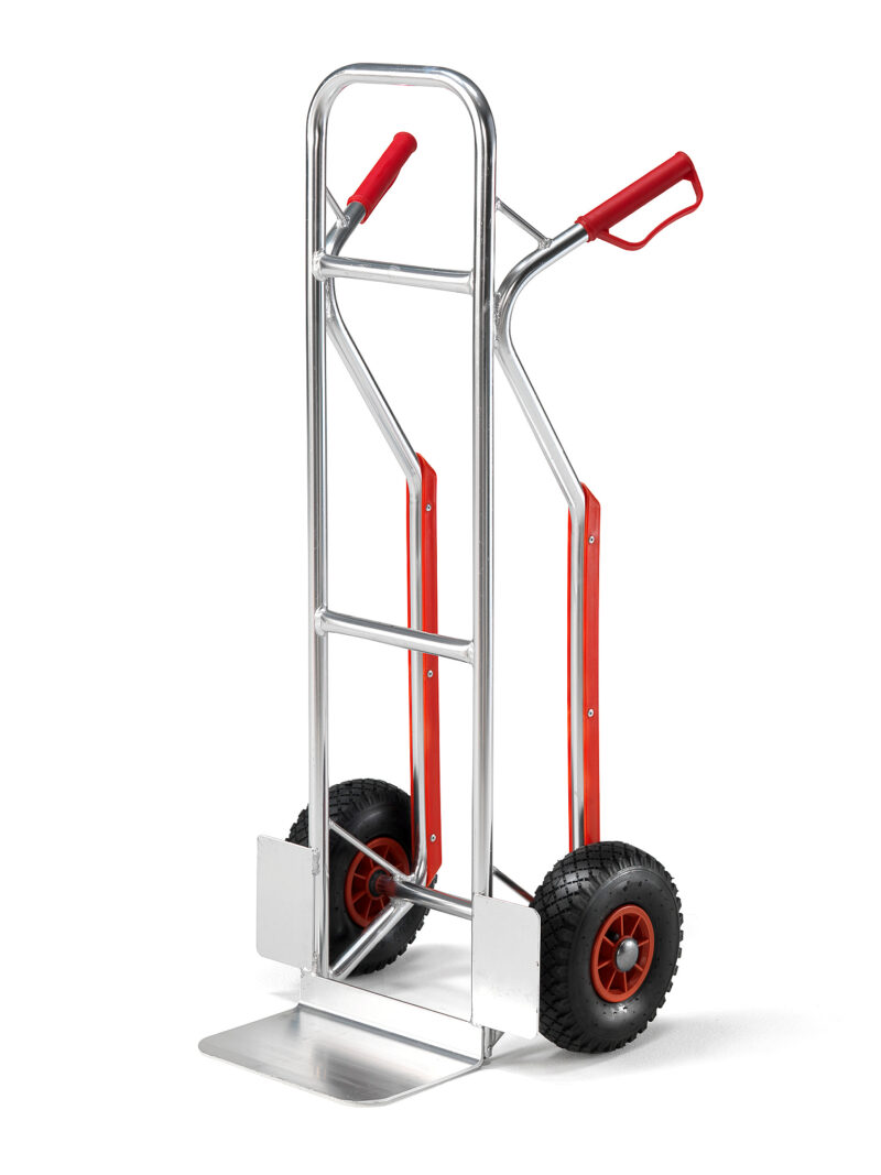 Wózek magazynowy MEYER, udźwig 150 kg, 495x1170 mm, aluminium
