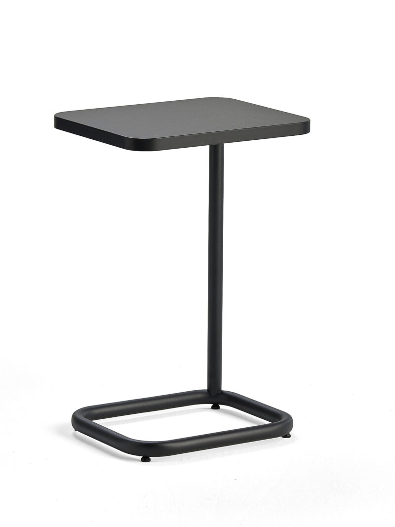 Stół na laptop STANDBY, 425x350x647 mm, czarny, czarny