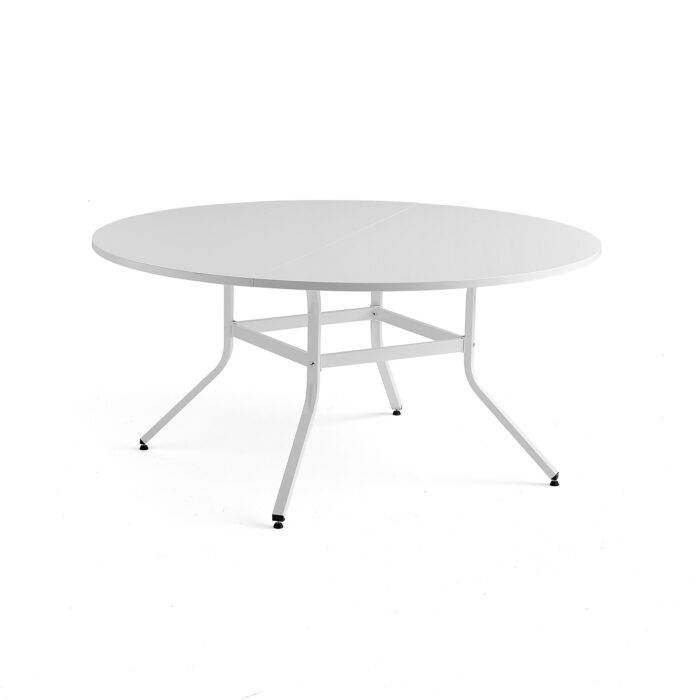 Stół VARIOUS, Ø1600x740 mm, biały, biały