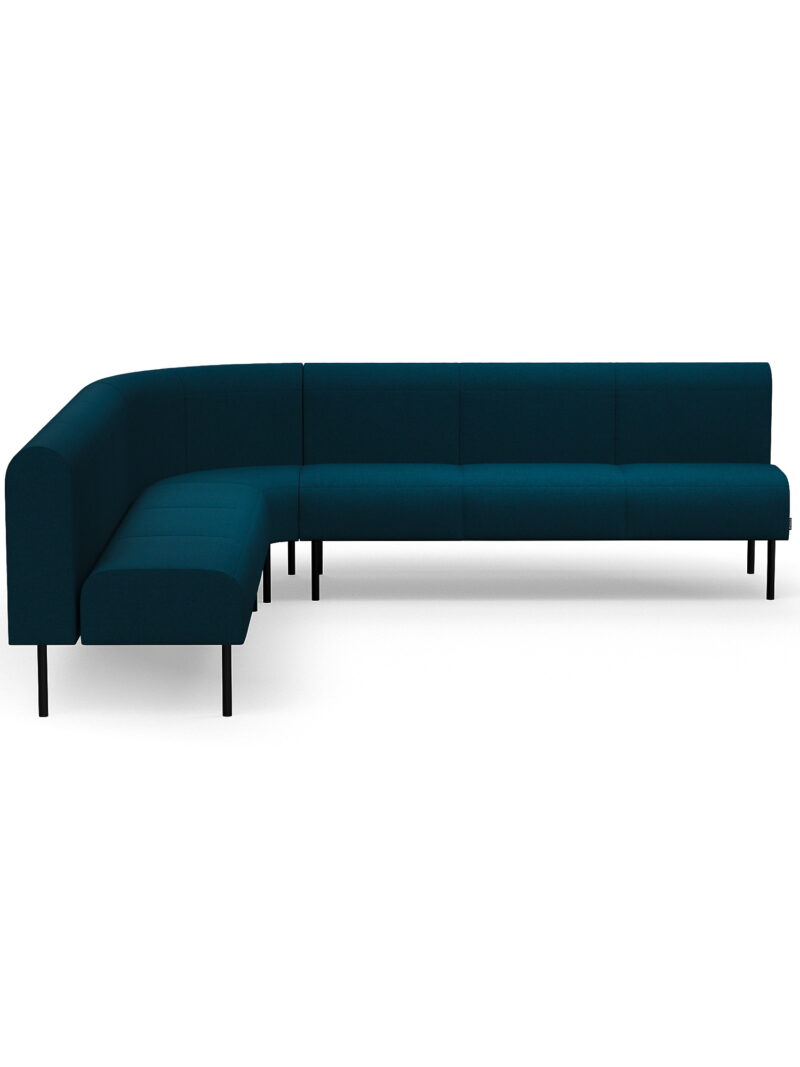 Sofa VARIETY, narożna do wewnątrz 90°, tkanina Blues CSII, petrol