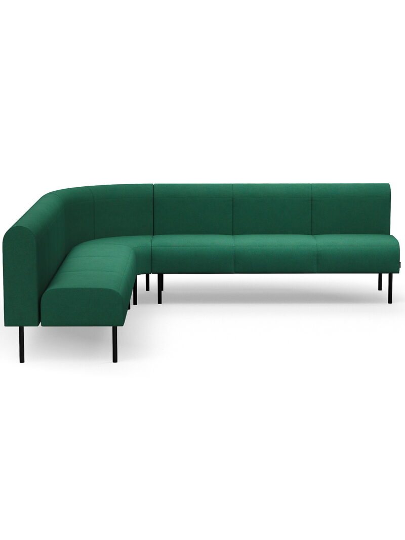 Sofa VARIETY, narożna do wewnątrz 90°, tkanina Blues CSII, turkusowy