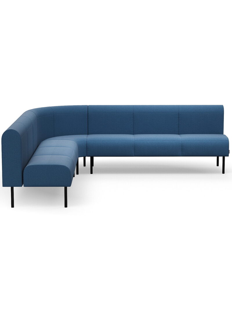 Sofa VARIETY, narożna do wewnątrz 90°, tkanina Pod CS, niebieski