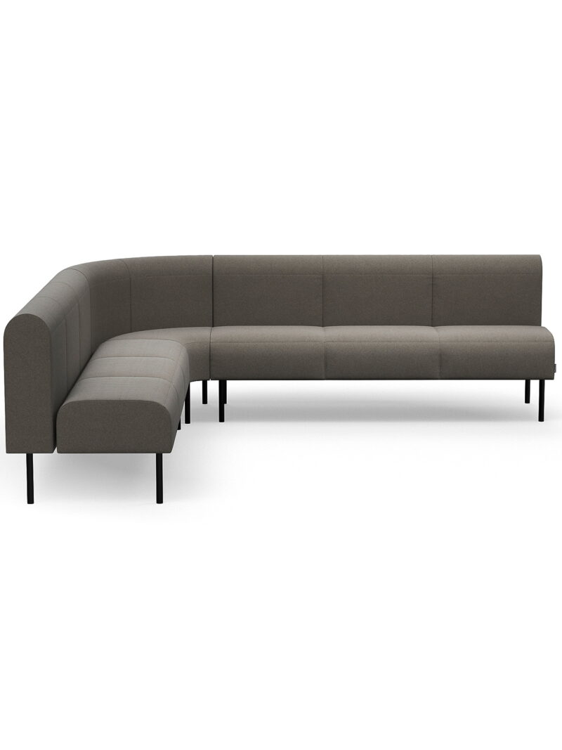 Sofa VARIETY, narożna do wewnątrz 90°, tkanina Pod CS, taupe