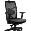 FOTEL OBROTOWY TUNE CZARNA SIATKA/TKANINA BL418 BLACK UNIQUE